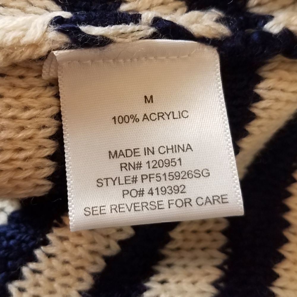 Pink Rose Striped Icon Sweater - Picture 6 of 8